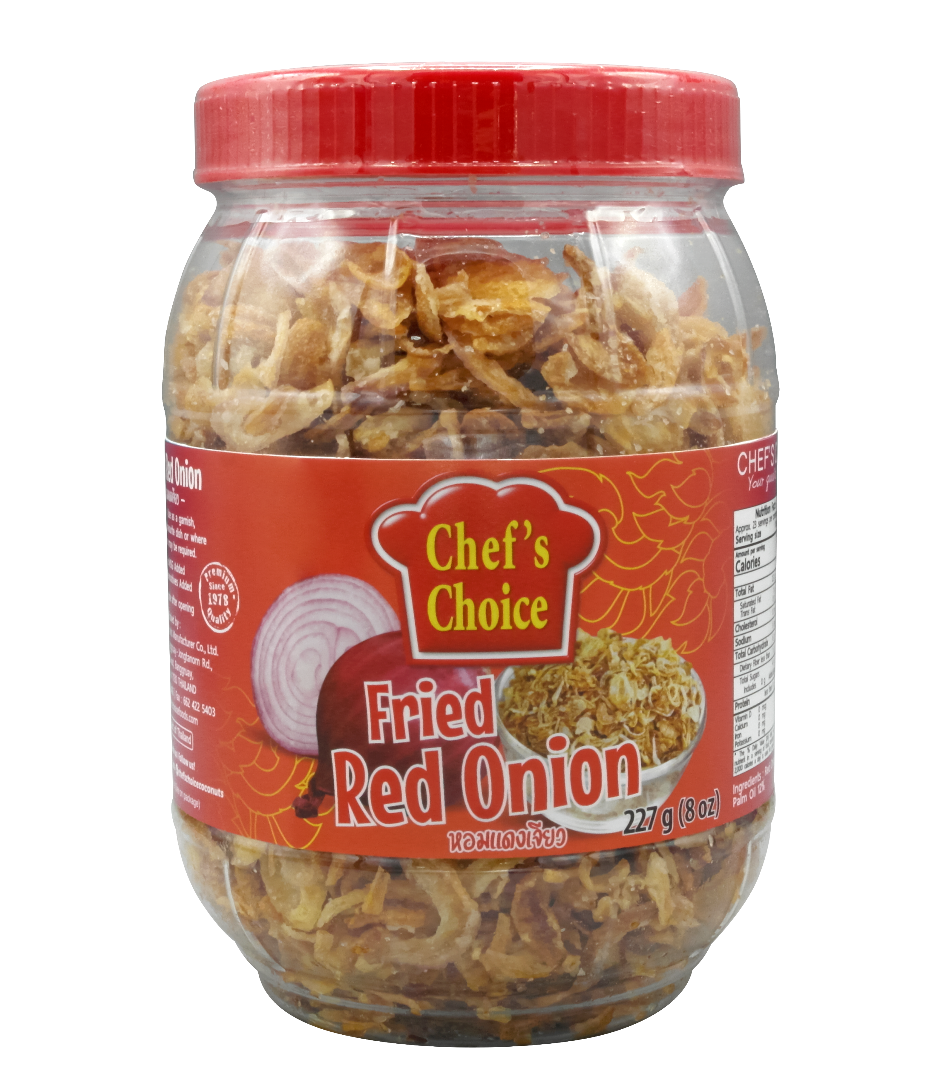 Red onion CHEF'S CHOICE fried, 227g