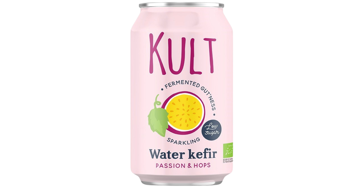 Water kefir PASSIONFRUIT AND HOPS, organic