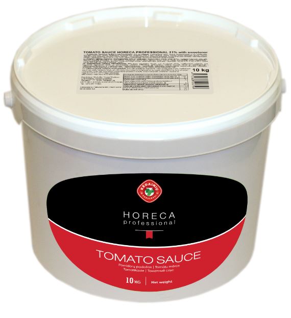 Tomato sauce KĖDAINIŲ horeca professional, 21 % bucket, 10 kg