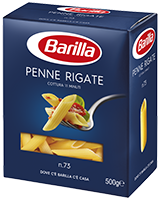 BARILLA PENNE RIGATE Pasta (tubes), 500 g
