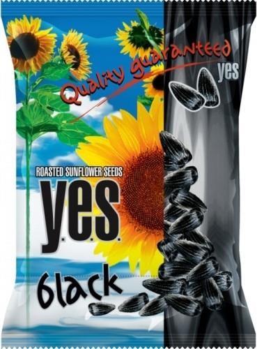 Roasted sunflower seeds Y.E.S, black, 150 g