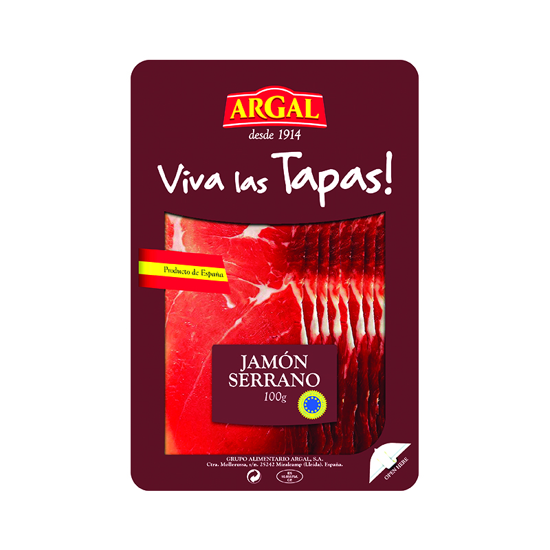 Dried ham SERRANO, Vivas Las Tapas, 80g