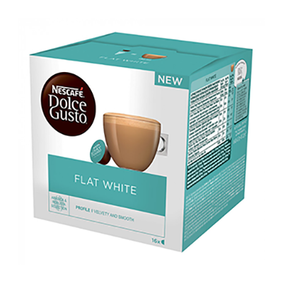 Kavos kapsulės NESCAFE DOLCE GUSTO FLAT WHITE 187.2g