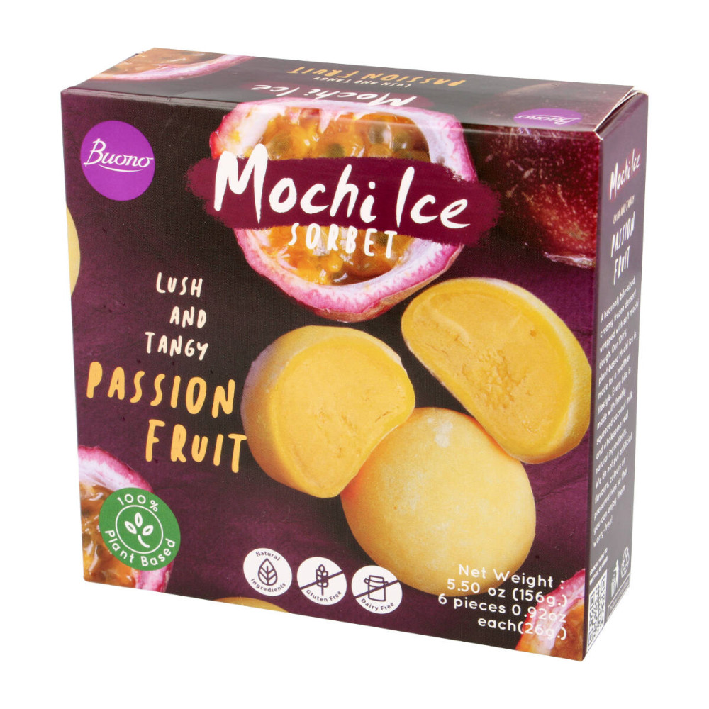 Passion Fruit Edible Mochi Ice Cream