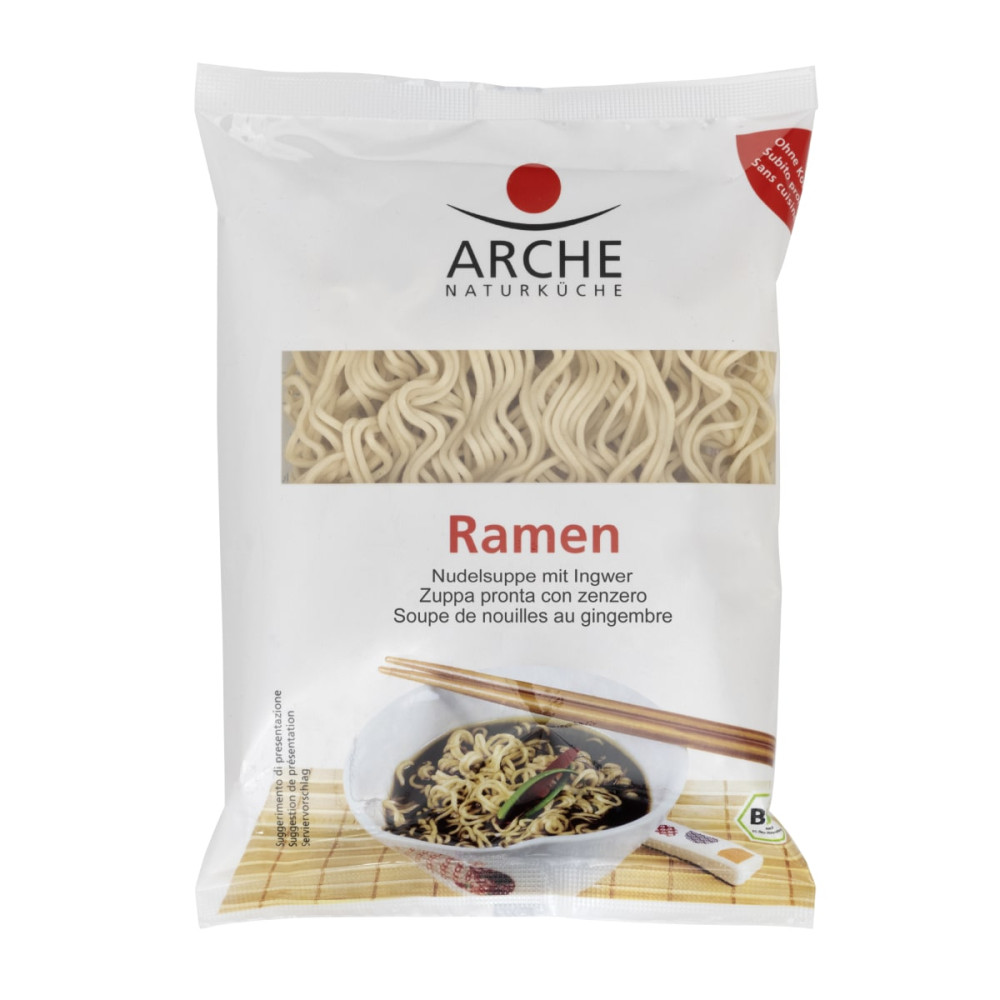 Ramen soup with ginger, organic