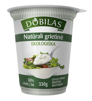 DOBILAS Sour Cream, 30% fat, organic