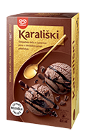 KARALIŠKI BROWNIE ledai, 800 ml