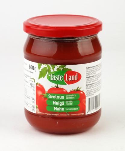 Tomato sauce TASTE LAND, delicate, 500 g