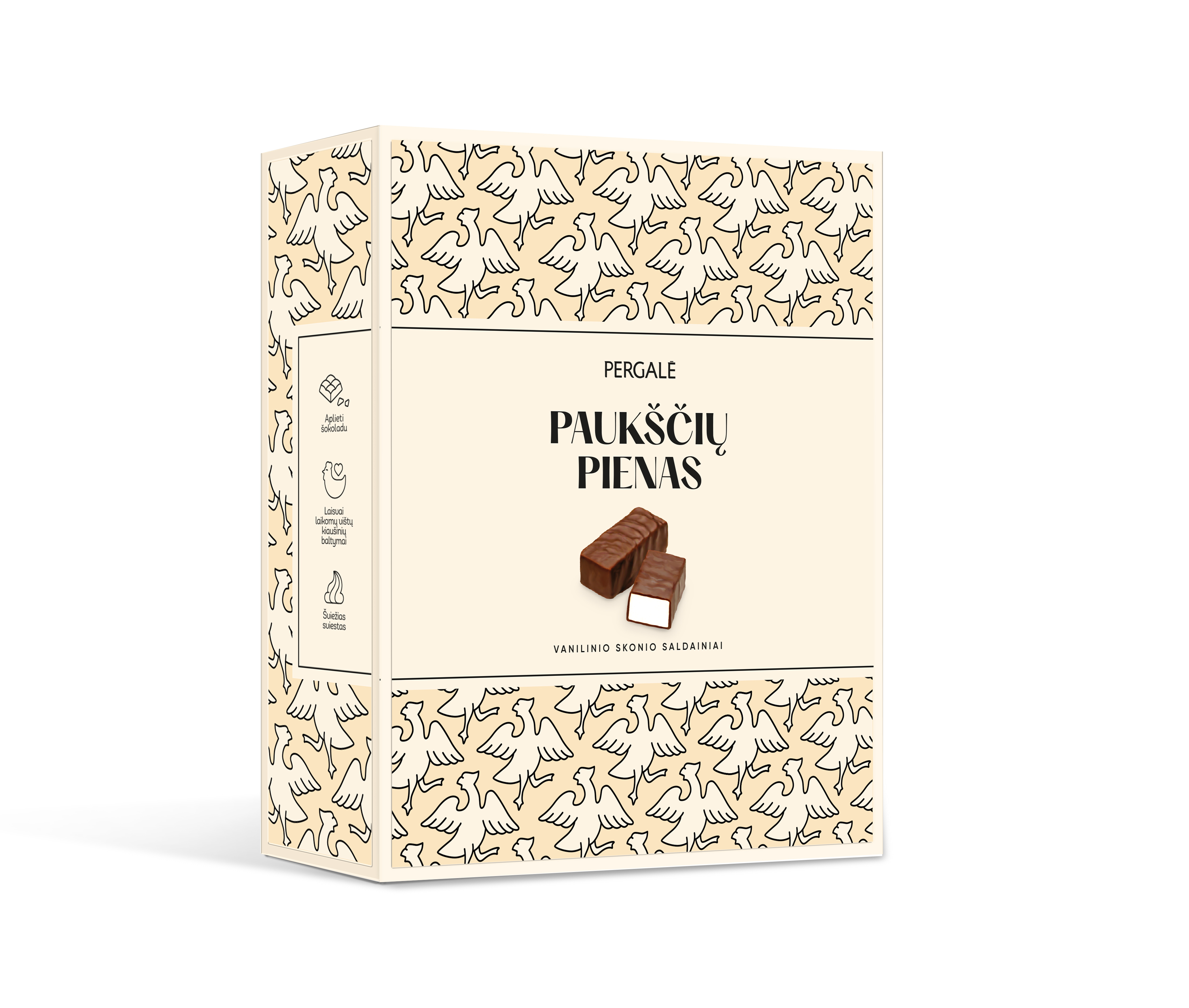 Sweets PERGALĖ, Bird's milk, 155 g