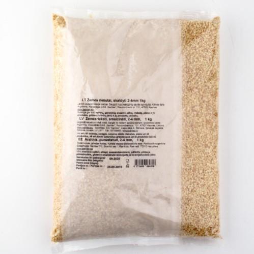 Žemės riešutų skrudinti trupiniai, 2-4mm, 1 kg