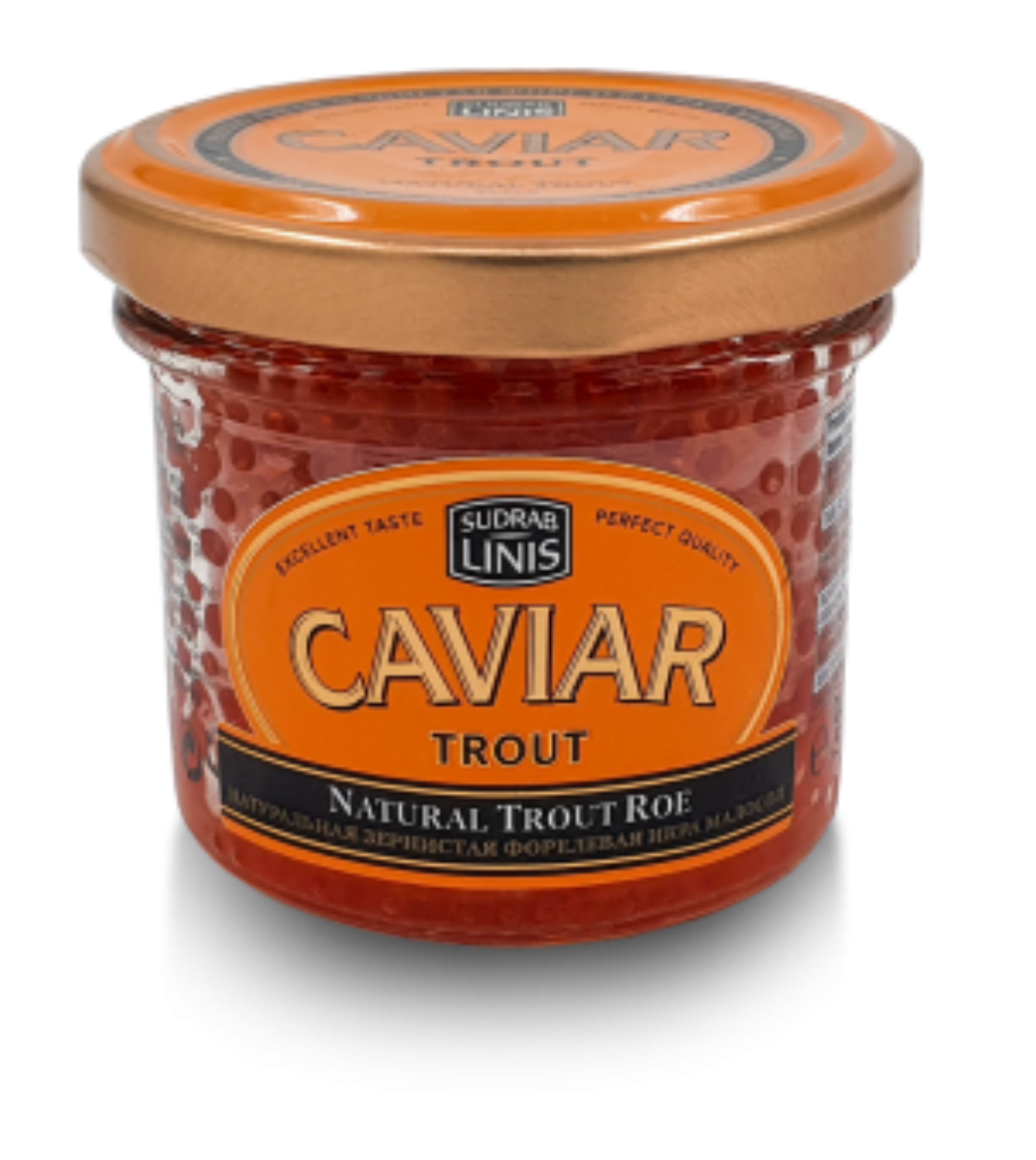 Trout roe SUDRABLINIS Premium, 100 g