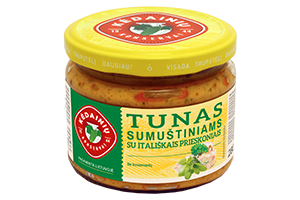 KĖDAINIŲ tunas su itališkais prieskoniais, 280 g