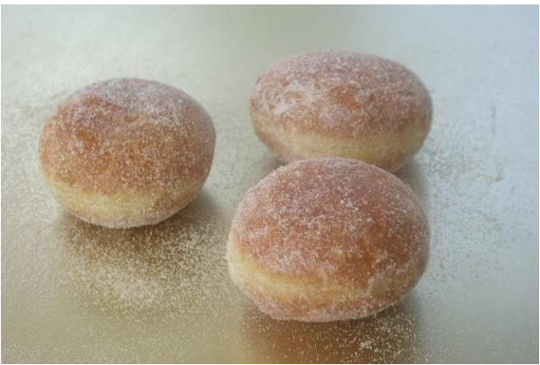 Frozen donut with fruit filling 175 x 25 g