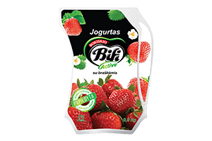 Jogurtas su braškėm BIFI ACTIVE 2% 900g