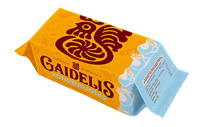 Sausainiai GAIDELIS KONDENSUOTAS, 160g
