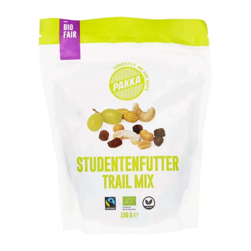 Riešutų mišinys su razinomis TRAIL MIX, ekologiškas