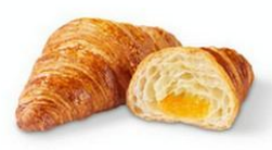 Šaldytas Prancūziškas sviestinis kruasanas su abrikosų įdaru,90 g x 20 vnt