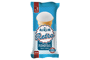 Vanilės skonio plombyras RETRO 130ml