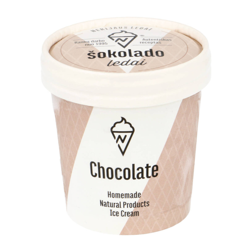 Šokoladiniai grietininiai valgomieji ledai