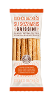 Duonos lazdelės su sezamais GRISSINI, 125 g