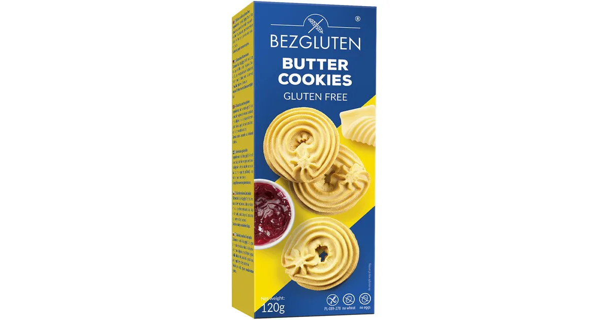 Sviestiniai sausainiai, be glitimo