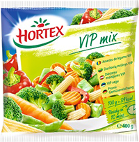 Šaldytų daržovių mišinys VIP HORTEX, 400 g