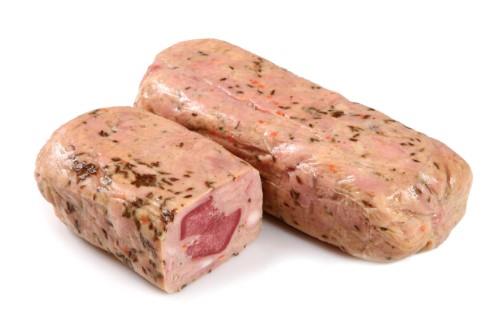 Virtas vištienos vyniotinis su liežuviu. ~350g