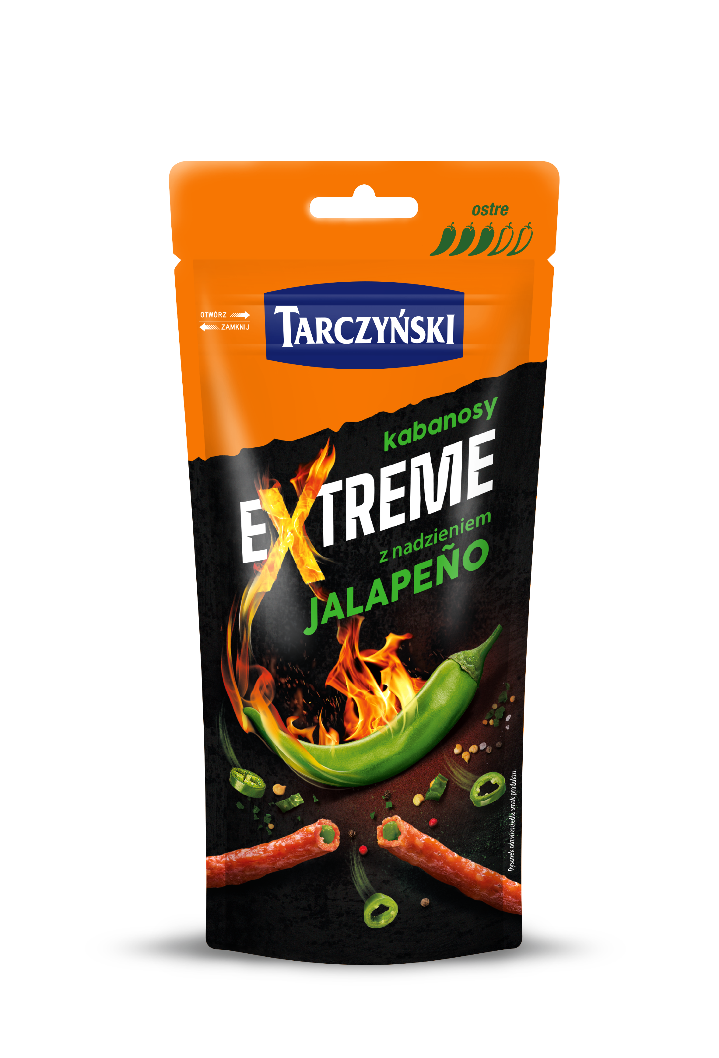 Kabanos TARCZYNSKI Extreme, with jalapeno stuffing 95 g
