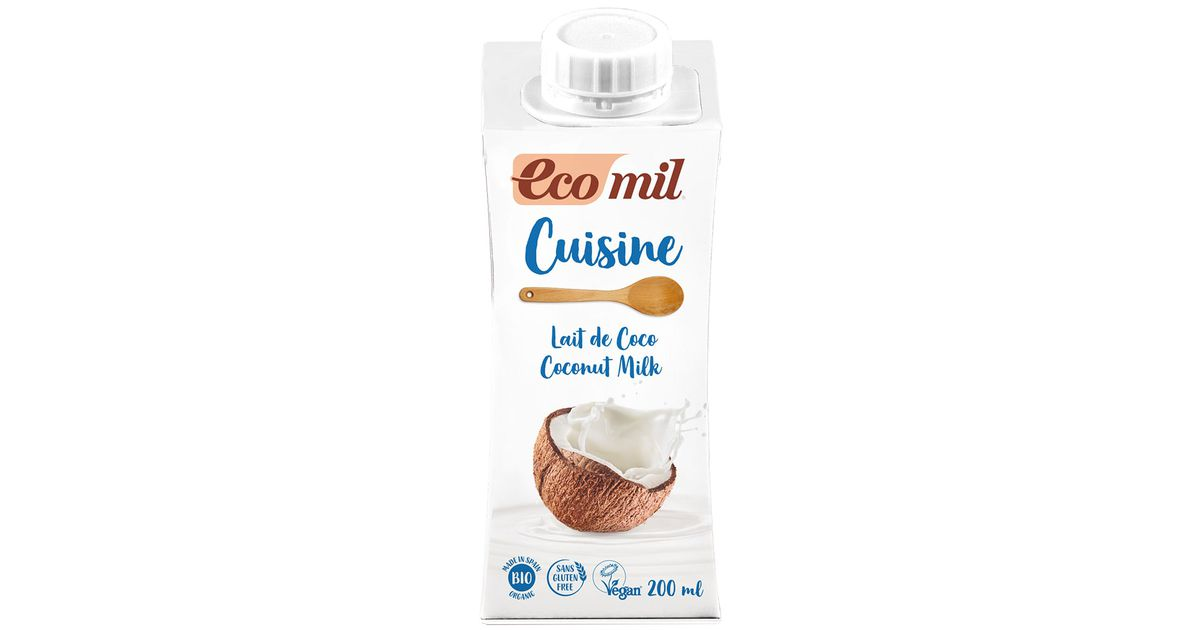 Coconut cream for culinary use, organic