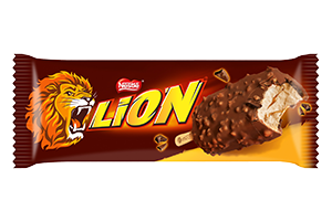 Karameliniai ledai LION 66g