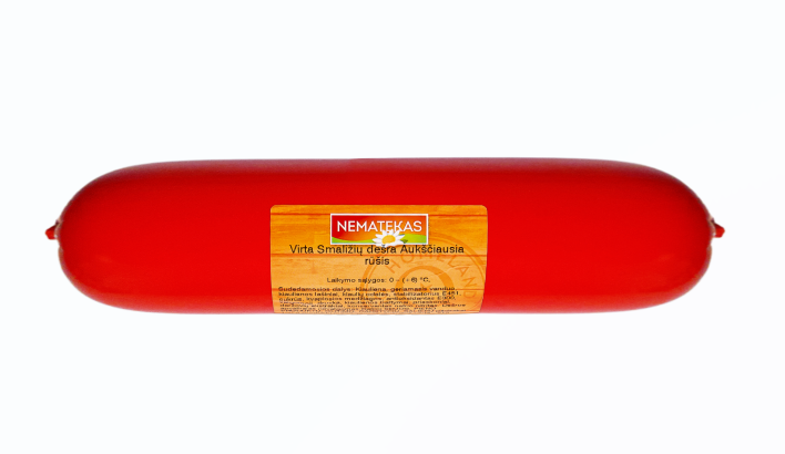 Boiled sausage A.r. NEMATEKAS sweets, 0.5 kg.