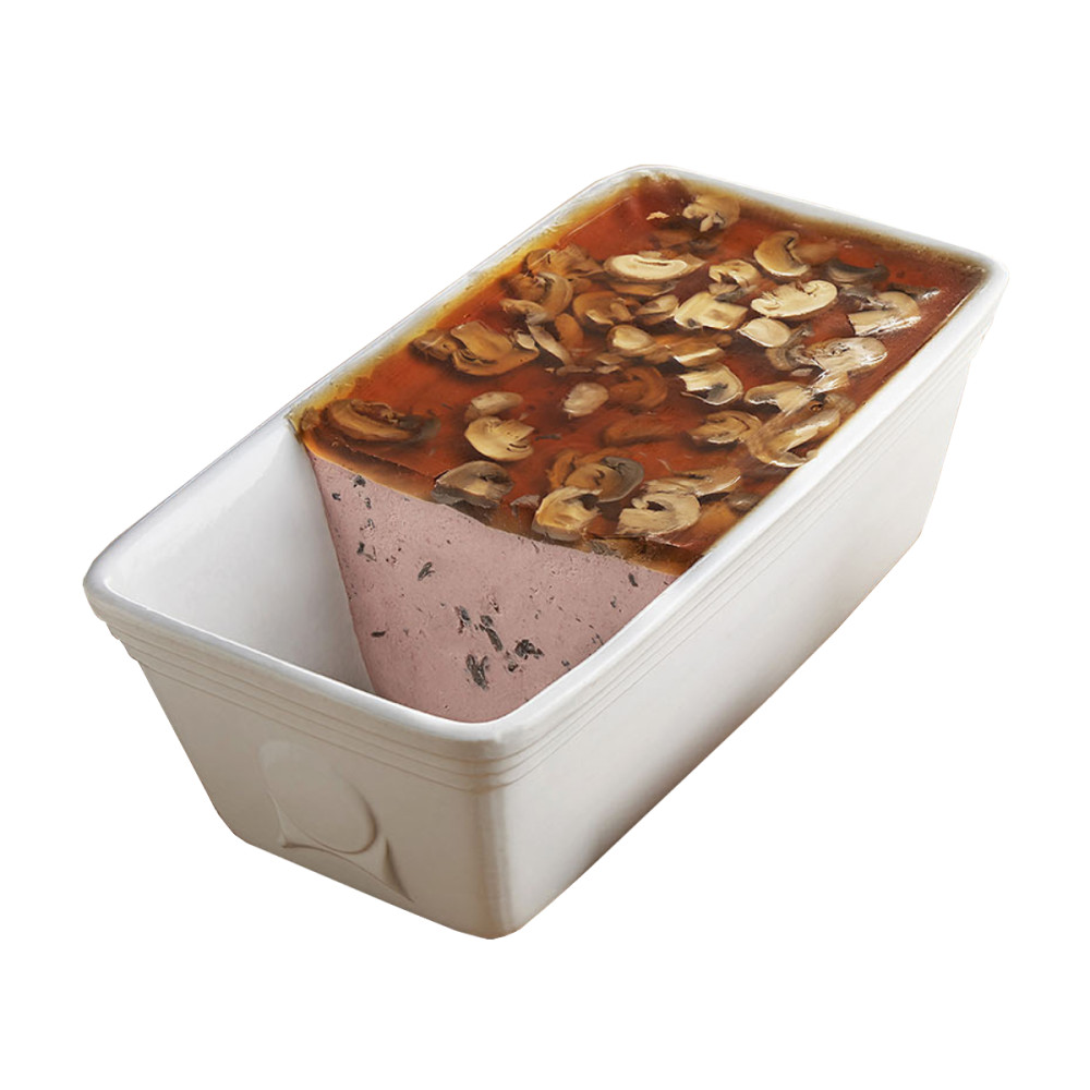 Kiaulienos kepenų paštetas su pievagrybiais A LA PARISIENNE