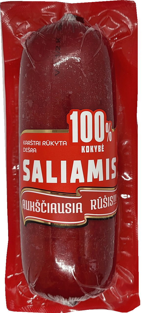 Cooked smoked sausage SAMSONO SALIAMIS, 350 g