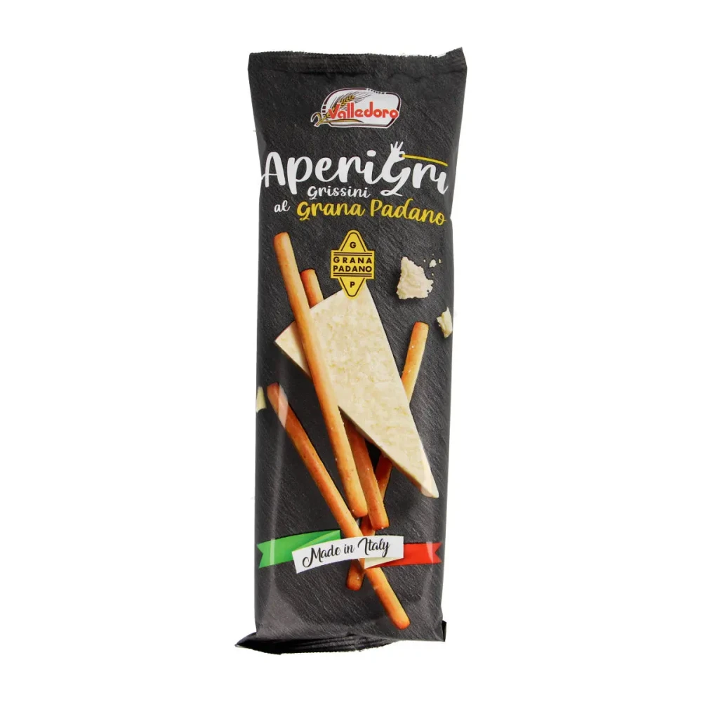 Lazdelės su sūriu GRISSINI AL GRANA PADANO