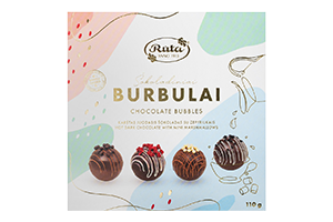 Karštas juodasis šokoladas su zefyriukais ŠOKOLADINIAI BURBULAI, 110 g
