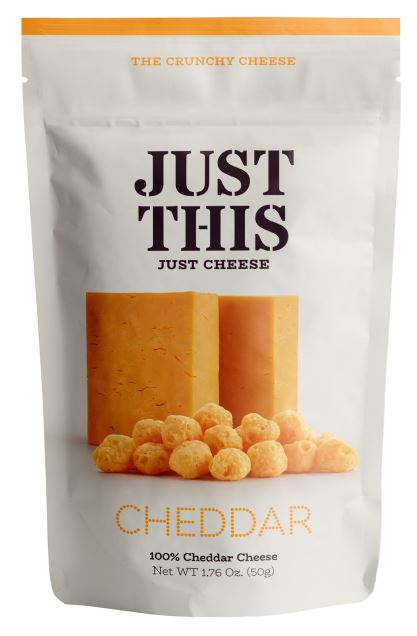 Cheese snack JUST THIS Cheddar, 50 g