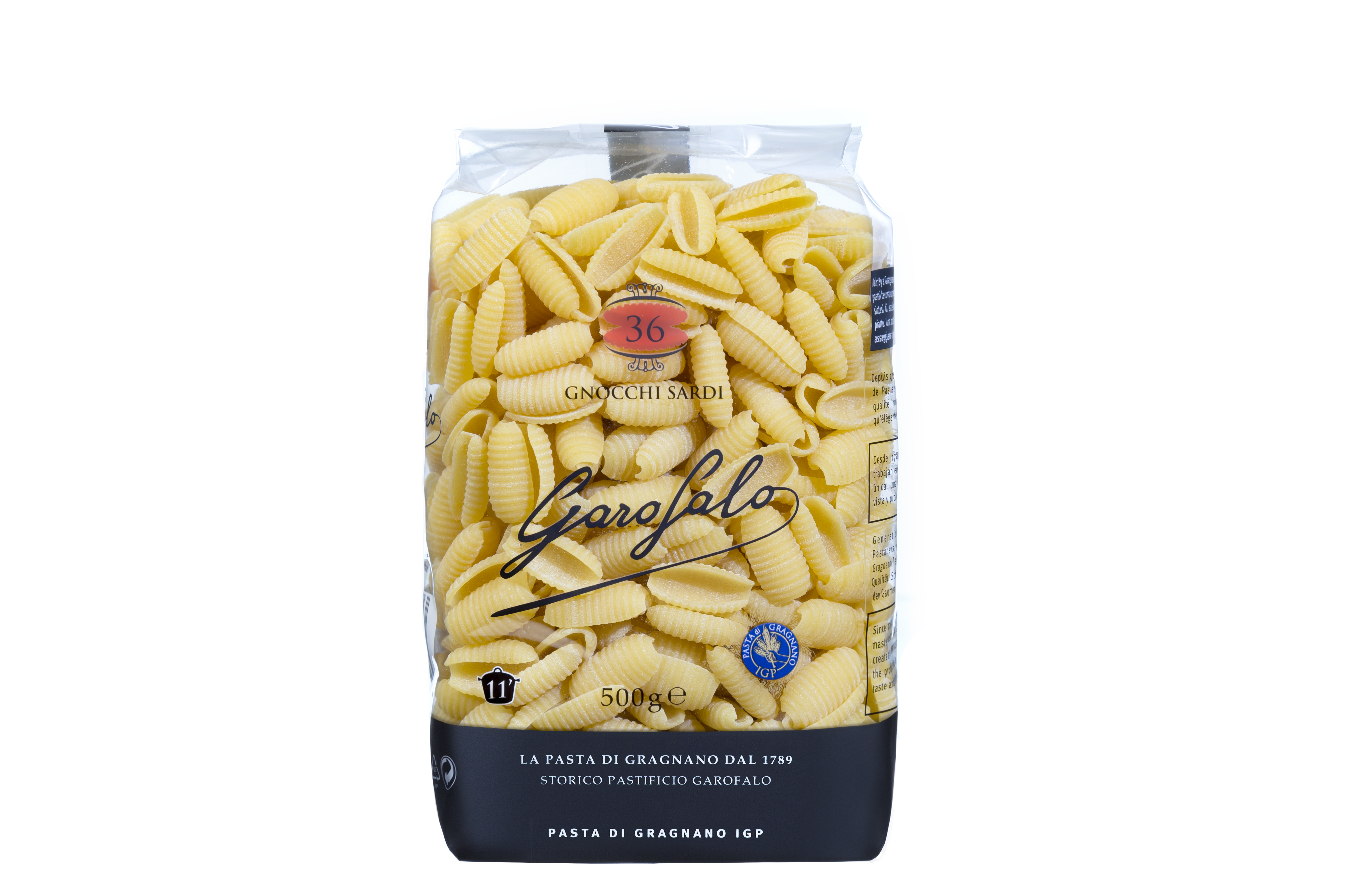 Kietagrūdžiai makaronai GAROFALO, gnocchi sardi, 500 g