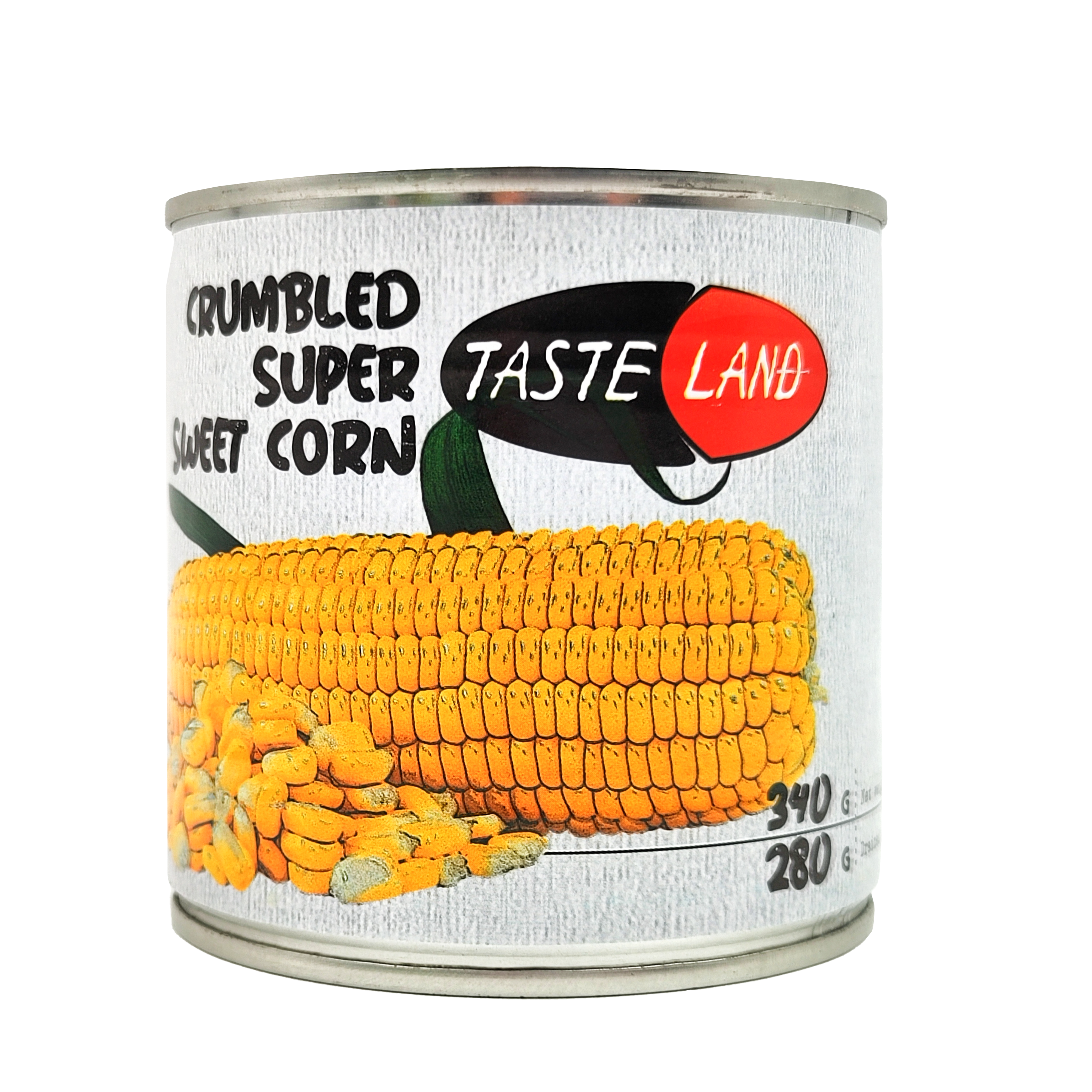 Canned corn TASTE LAND, sweet, 340 g/280 g