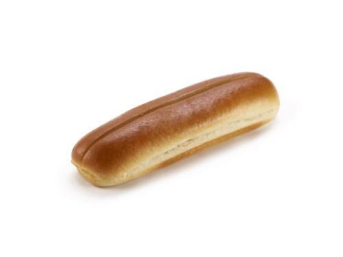 Frozen buttery hot dog roll, 80 g x 6vnt