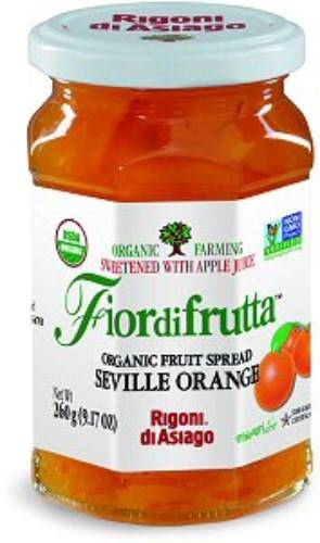Fruit spread FIORDIFRUTTA, apelsinų, organic, 60%, 260 g LT-EKO-001