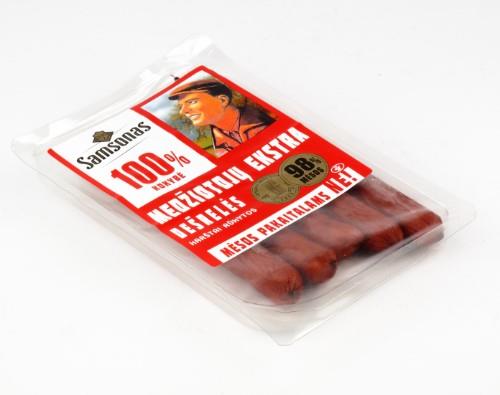 Hot smoked sausages Samsono Hunters Extra, e.c., 200 g
