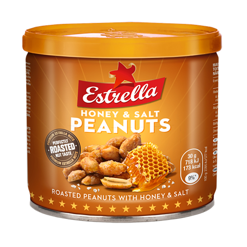Honey roasted peanuts ESTRELLA, 140 g