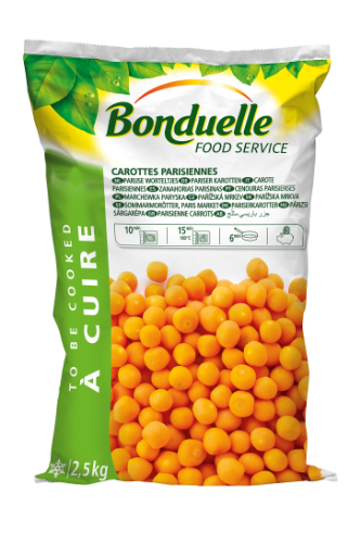 Frozen carrots BONDUELLE Parisian, 2,5  kg