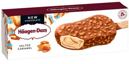 Ice cream HAAGEN DAZS, with salty caramel, 80ml