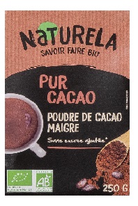 Ekologiška kakava be cukraus Naturela 250g, LT-EKO-001
