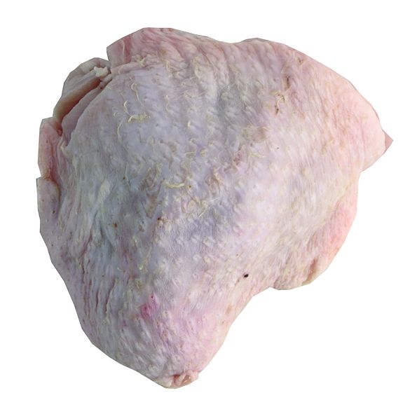 Broiler chicken thighs, frozen, kg