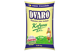 DVARO kefyras 2.5%, 900 g