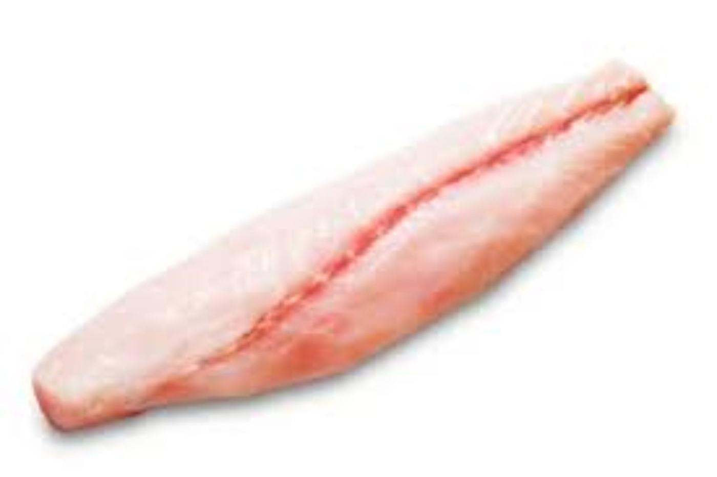 Frozen cobia fillets, skin on, 10% glaze, 1-2kg, 5kg