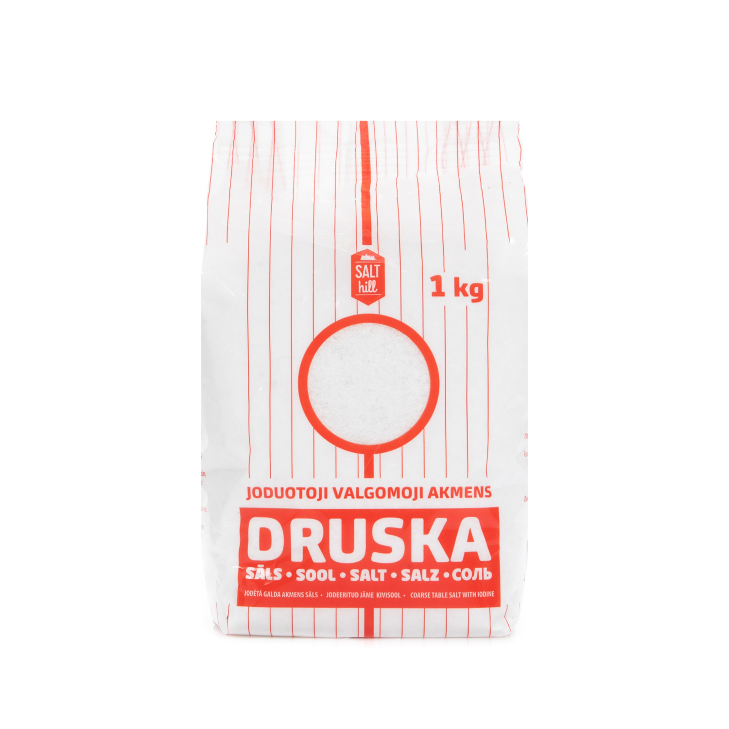 Valgomoji akmens druska SALT hill, su jodu, 1 kg