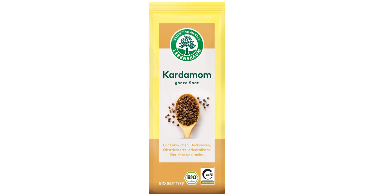 Organic cardamom seeds